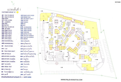 Palio Map at Juladis Khao Yai